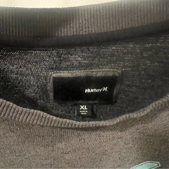 Hurley Men's Charcoal Sweater - Picture 4 of 8